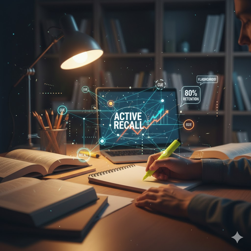 Active Recall: La guía para estudiar menos y recordar más