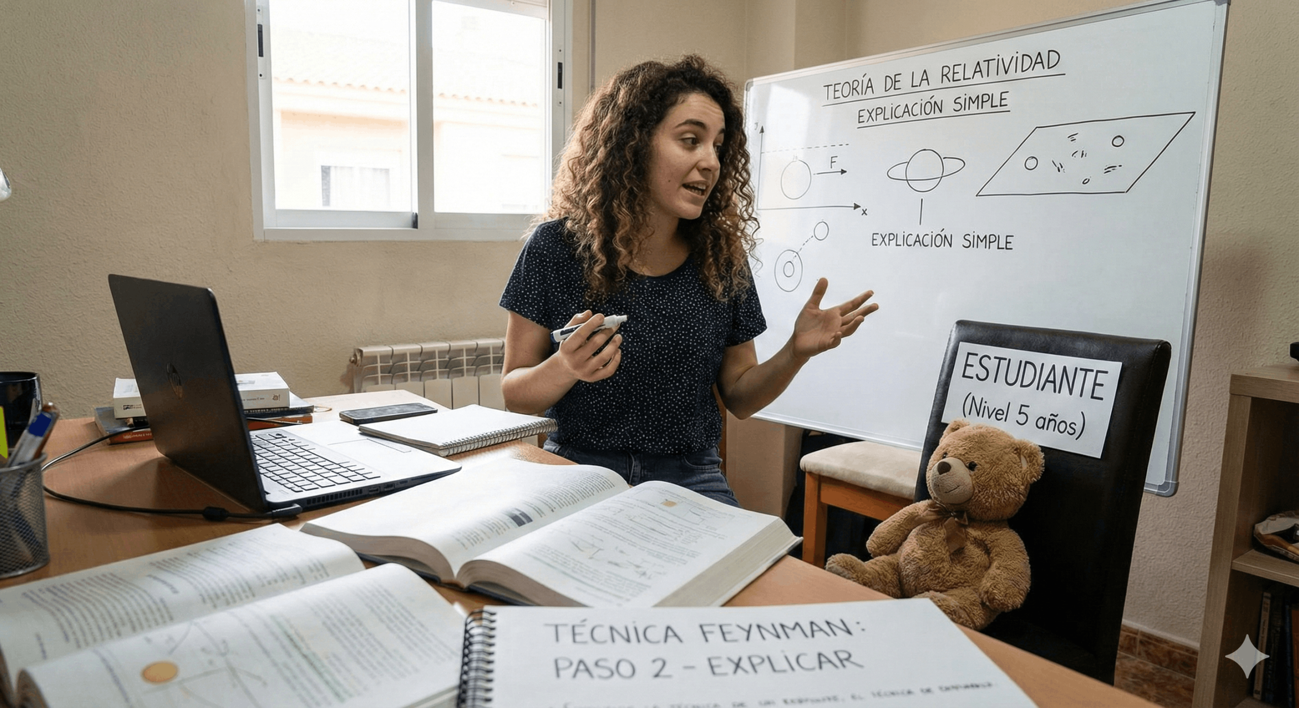 Domina cualquier tema con la Técnica Feynman e IA (Guía 2026)